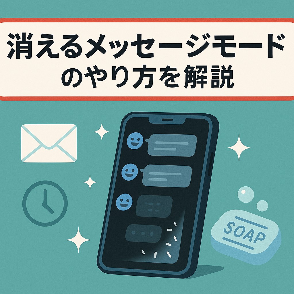 消えるメッセージモードの使い方ガイド｜LINE・インスタ・メッセンジャー対応💬 | ヒロ見聞録